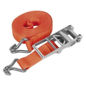 Sealey Ratchet Strap Polyester Webbing 75mm x 10m 10000kg Breaking Strength (TD10010J)