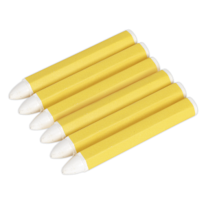 Sealey Tyre Marking Crayon, White - Pack of 6 (TST13)