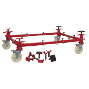 Sealey Adjustable 4-Post Vehicle Moving Dolly 900kg Capacity (VMD002)