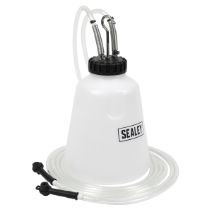 Sealey High Flow Twin Pipe Brake Bleed Bottle 2L (VS0218)