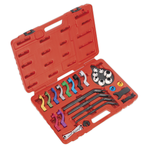 Sealey Fuel & Air Conditioning Disconnection Tool Kit 27pc (VS0557)