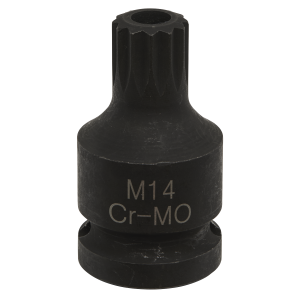Sealey Brake Caliper Security Spline Bit Socket 1/2"Sq Drive M14 (VS0987)