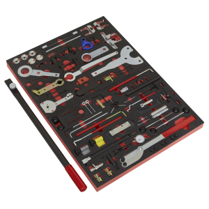 Sealey Diesel/Petrol Master Timing Tool Kit for VAG 59pc - Belt/Chain Drive (VS5100MK)