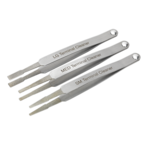 Sealey Diamond Grip Terminal Cleaner Set 3pc (VS9202)