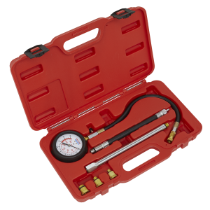 Sealey Petrol Compression Tester Deluxe Kit 6pc (VSE300D)
