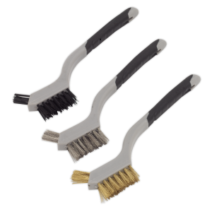 Sealey Miniature Wire Brush Set 3pc (WB100)