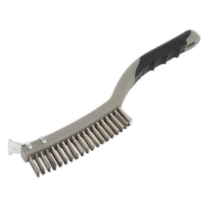 Sealey Wire Brush with Stainless Steel Fill & Scraper (WB105)