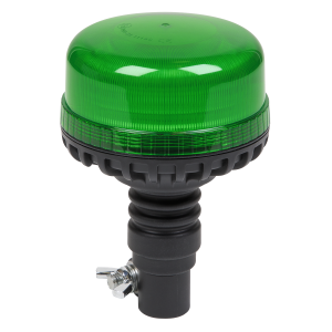 Sealey Warning Beacon with Flexible Spigot Fixing SMD LED 12/24V - Green (WB955LEDG)