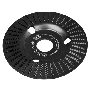 Sealey 115mm Bevel Shape Wood Carving Disc 22mm Bore (WCD115B)