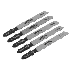 Sealey Worksafe® Jigsaw Blade for Metal 55mm 12tpi - Pack of 5 (WJT118B)
