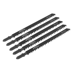 Sealey Jigsaw Blade for Wood 75mm 6tpi - Pack of 5 (WJT144D)