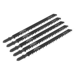 Sealey Worksafe® Jigsaw Blade for Wood 105mm 6tpi - Pack of 5 (WJT344D)