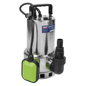 Sealey Submersible Stainless Water Pump Automatic Dirty Water 225L/min 230V (WPS225A)