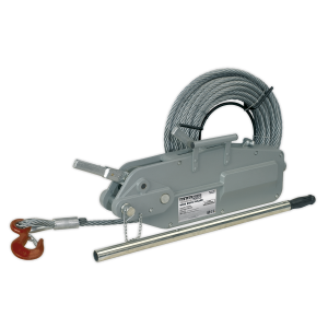 Sealey Wire Rope Puller 3200kg Max Line Force (WRP3200)