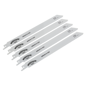 Sealey Reciprocating Saw Blade for Metal 225mm 18tpi - Pack of 5 (WRS3014/200)