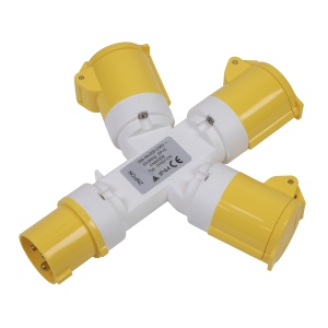 Sealey 2P+E 3-Way Adaptor 110V (WSTWA)