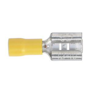 Sealey Push-On Female Terminal 9.5mm, Yellow - Pack of 100 (YT14)