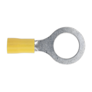 Sealey Easy-Entry Ring Terminal 13mm (1/2"), Yellow - Pack of 100 (YT17)