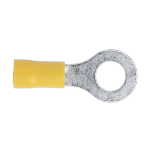 Sealey Easy-Entry Ring Terminal 8.4mm (5/16"), Yellow - Pack of 100 (YT20)
