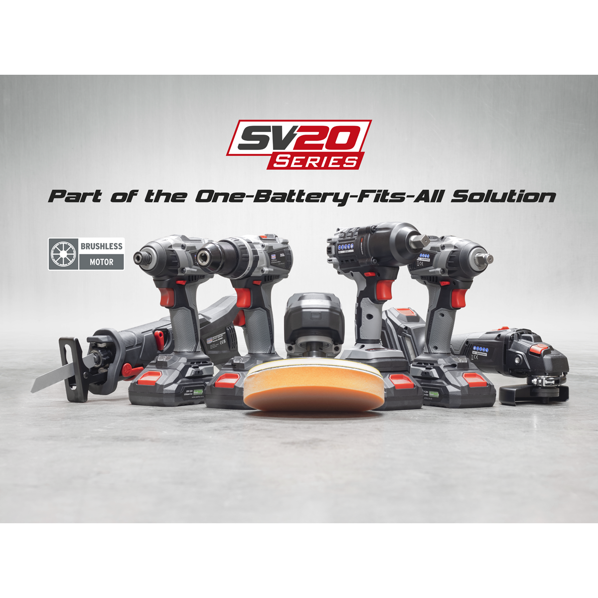 Sealey Premier SV20 Series Cordless Impact Wrench Kit 20V 4Ah (CP20VXIWKIT) - Image 7