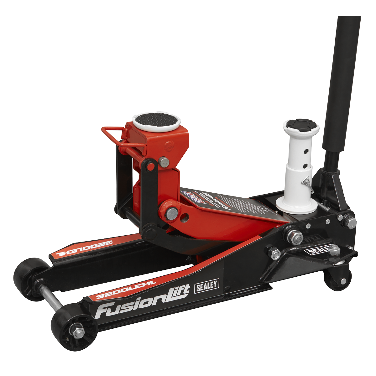 Sealey Low Profile High Lift Trolley Jack with Rocket Lift 2/3 Tonne (3200LEHL) - Image 8