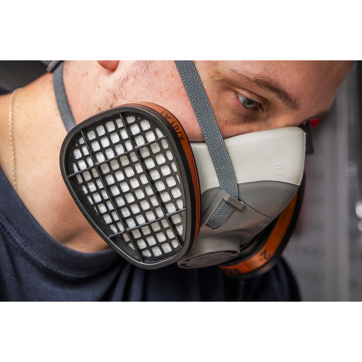 Sealey Reusable Half Mask without Filters (9000) - Image 7