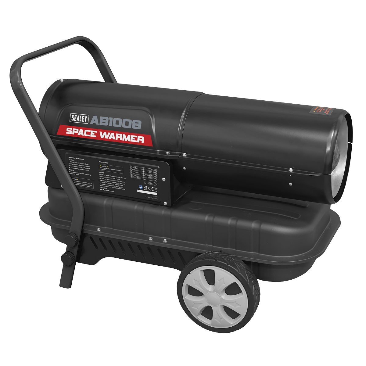 Sealey Space Warmer® Kerosene/Diesel Heater with Wheels 100
