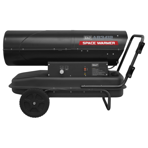 Sealey Space Warmer® Kerosene/Diesel Heater with Wheels 340,000Btu/hr (AB3412) - Image 3