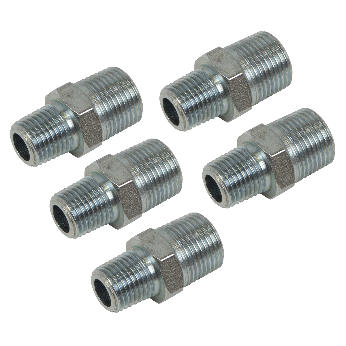 Sealey PCL Reducing Union 3/8"BSPT to 1/4"BSPT - Pack of 5 (AC100) - Image 6