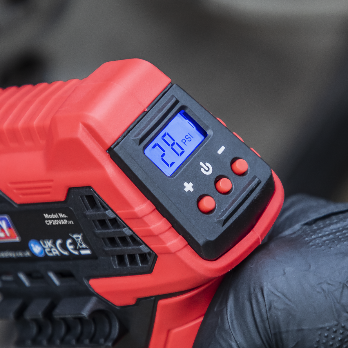Sealey SV20 Series Cordless Tyre Inflator 20V - Body Only (CP20VAP) - Image 8