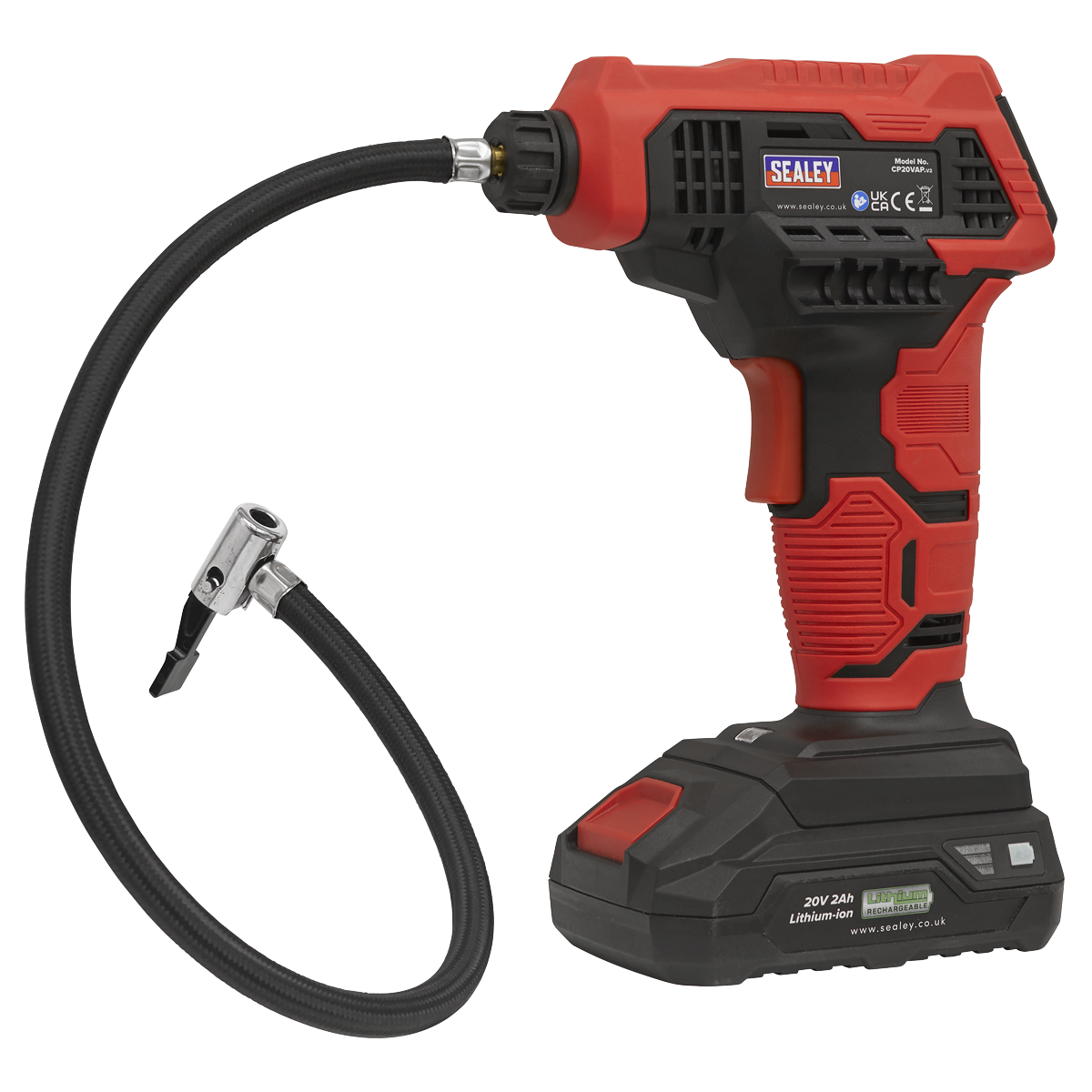 Sealey SV20 Series Cordless Tyre Inflator 20V - Body Only (CP20VAP) - Image 5