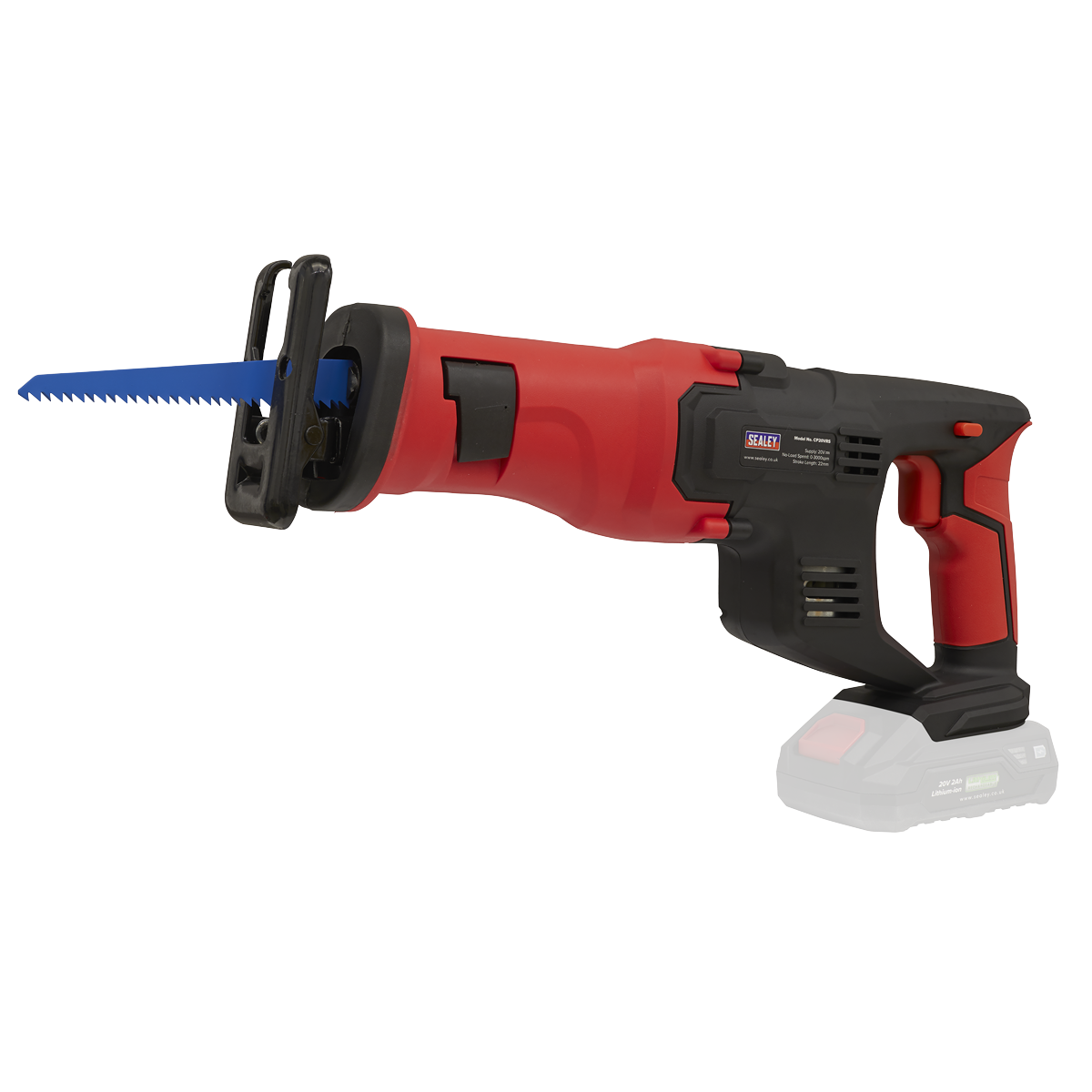 Sealey 8 x SV20 Series Cordless Power Tool Kit 20V - 4 Batteries (CP20VCOMBO4) - Image 6