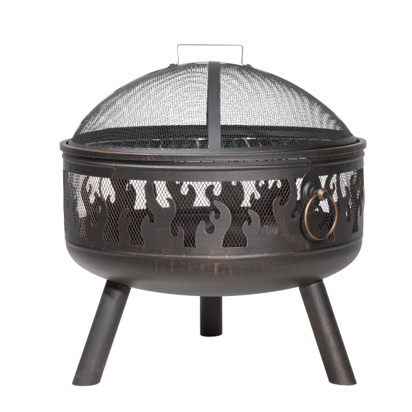 Sealey Dellonda Deluxe Fire Pit Fireplace Outdoor Patio Heater, Cooking Grill & Poker 61cm (DG117) - Image 7