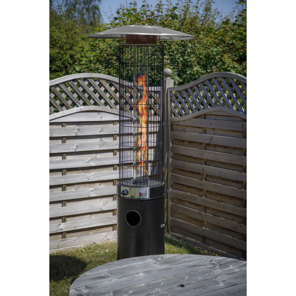 Sealey Dellonda Gas Patio Heater 13kW for Commercial & Domestic Use, Black (DG124) - Image 9