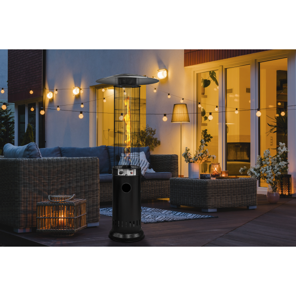 Sealey Dellonda Gas Patio Heater 13kW for Commercial & Domestic Use, Black (DG124) - Image 10