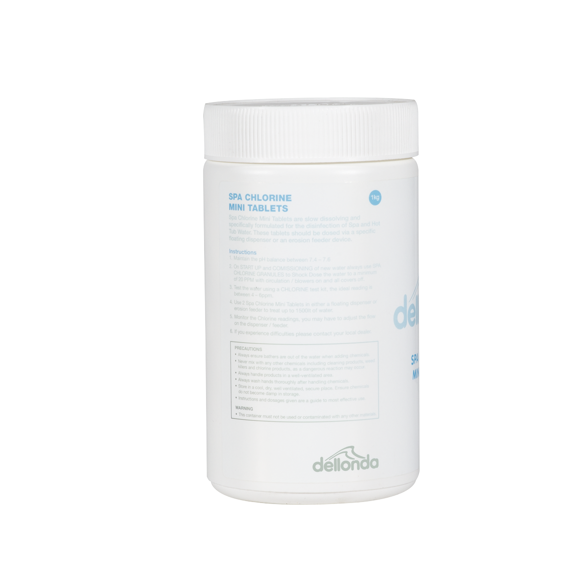 Sealey Dellonda Chlorine Mini Tabs for Hot Tubs/Spas & Swimming Pools 1kg (DL51) - Image 5