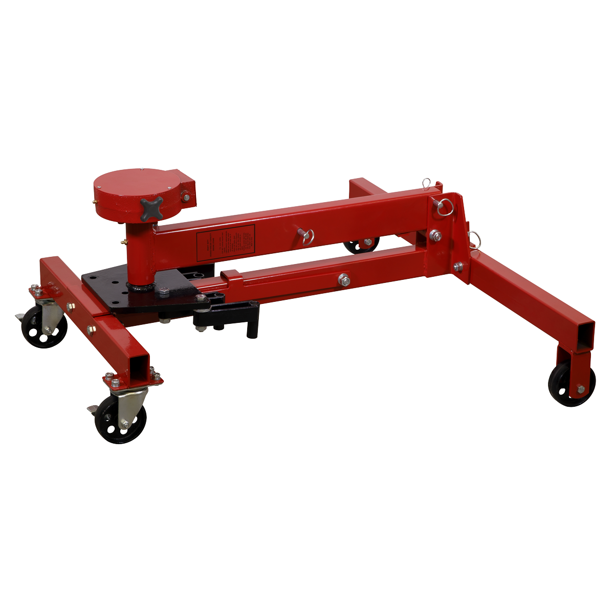 Sealey Folding 360º Rotating Engine Stand with Geared Handle Drive 450kg Capacity (ES480D) - Image 3