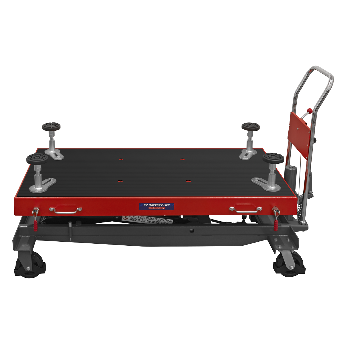 Sealey High Lift EV Battery Lift/Hydraulic Platform Truck 1000kg Capacity (EVBT1000) - Image 6