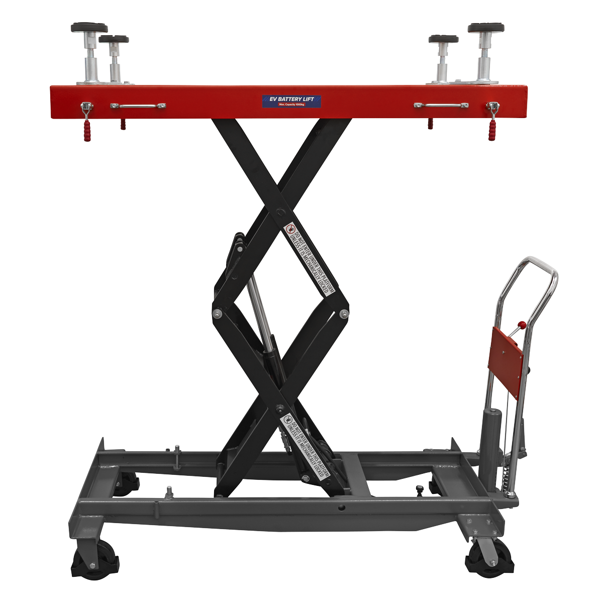 Sealey High Lift EV Battery Lift/Hydraulic Platform Truck 1000kg Capacity (EVBT1000)