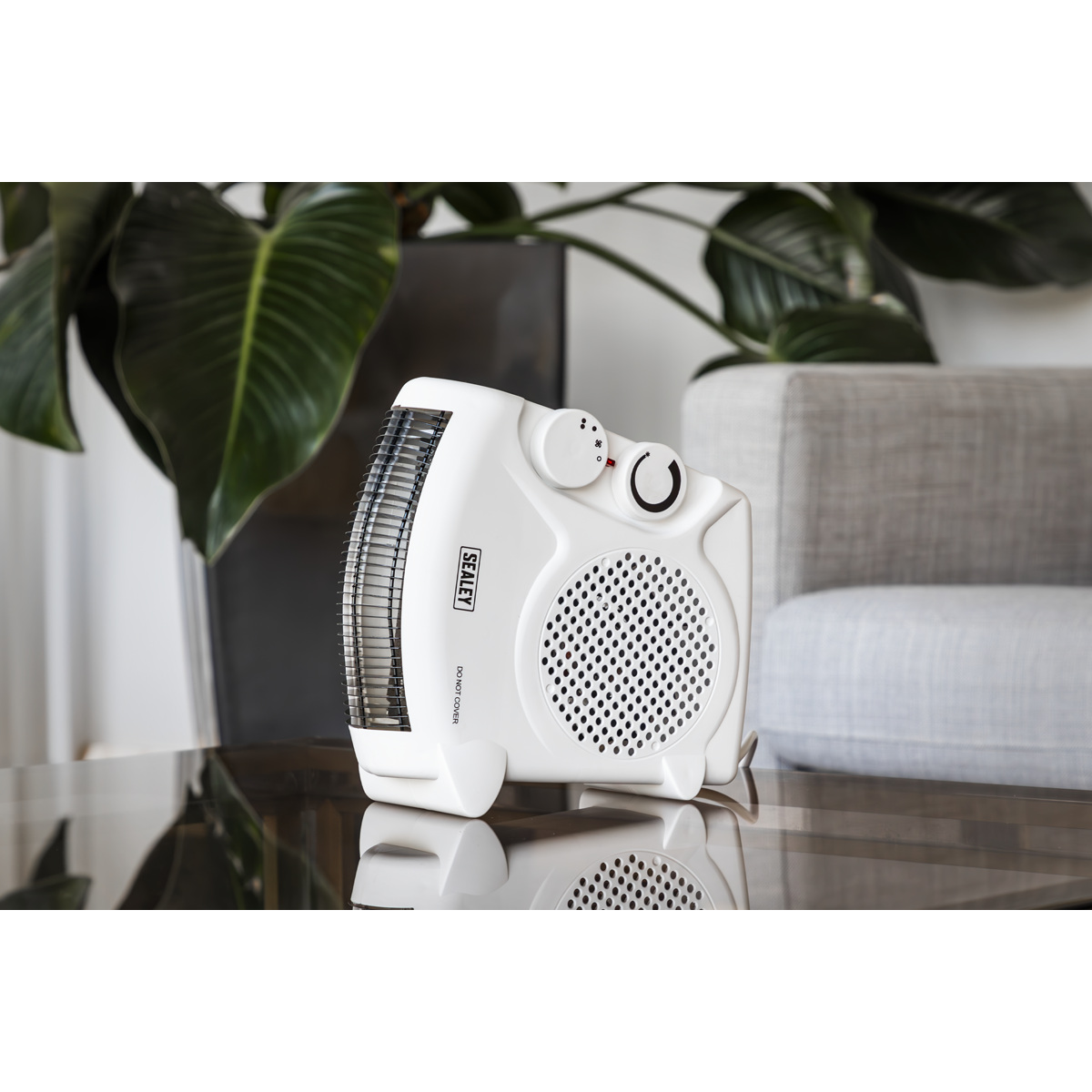 Sealey Fan Heater with 2 Heat Settings & Thermostat 2000W/230V (FH2010) - Image 10