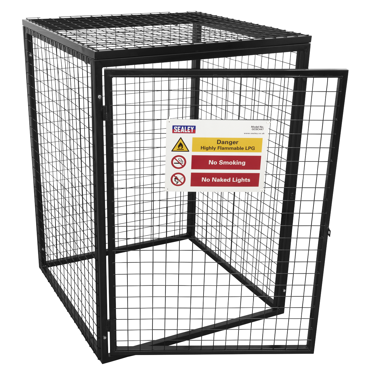 Sealey Gas Cylinder Safety Cage - 4 x 47kg (GCSC447) - Image 3