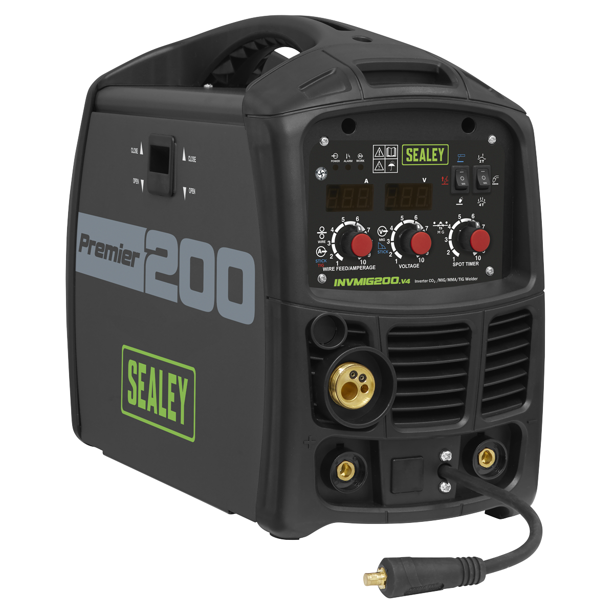 Sealey Premier MIG, TIG & MMA Inverter Welder 200A (INVMIG200) - Image 11