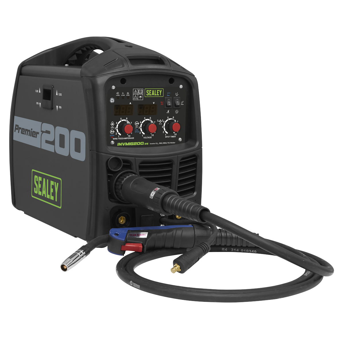 Sealey Premier MIG, TIG & MMA Inverter Welder 200A (INVMIG200) - Image 5