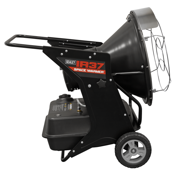 Sealey Space Warmer® Infrared Kerosene/Diesel Heater with Wheels 136,000Btu/hr (IR37) - Image 4