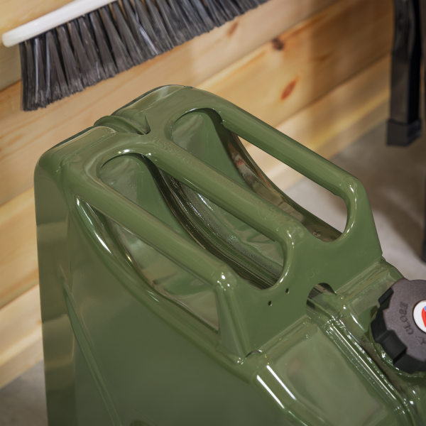 Sealey Screw Cap Metal Jerry Can 20L - Green (JC20SCG) - Image 4