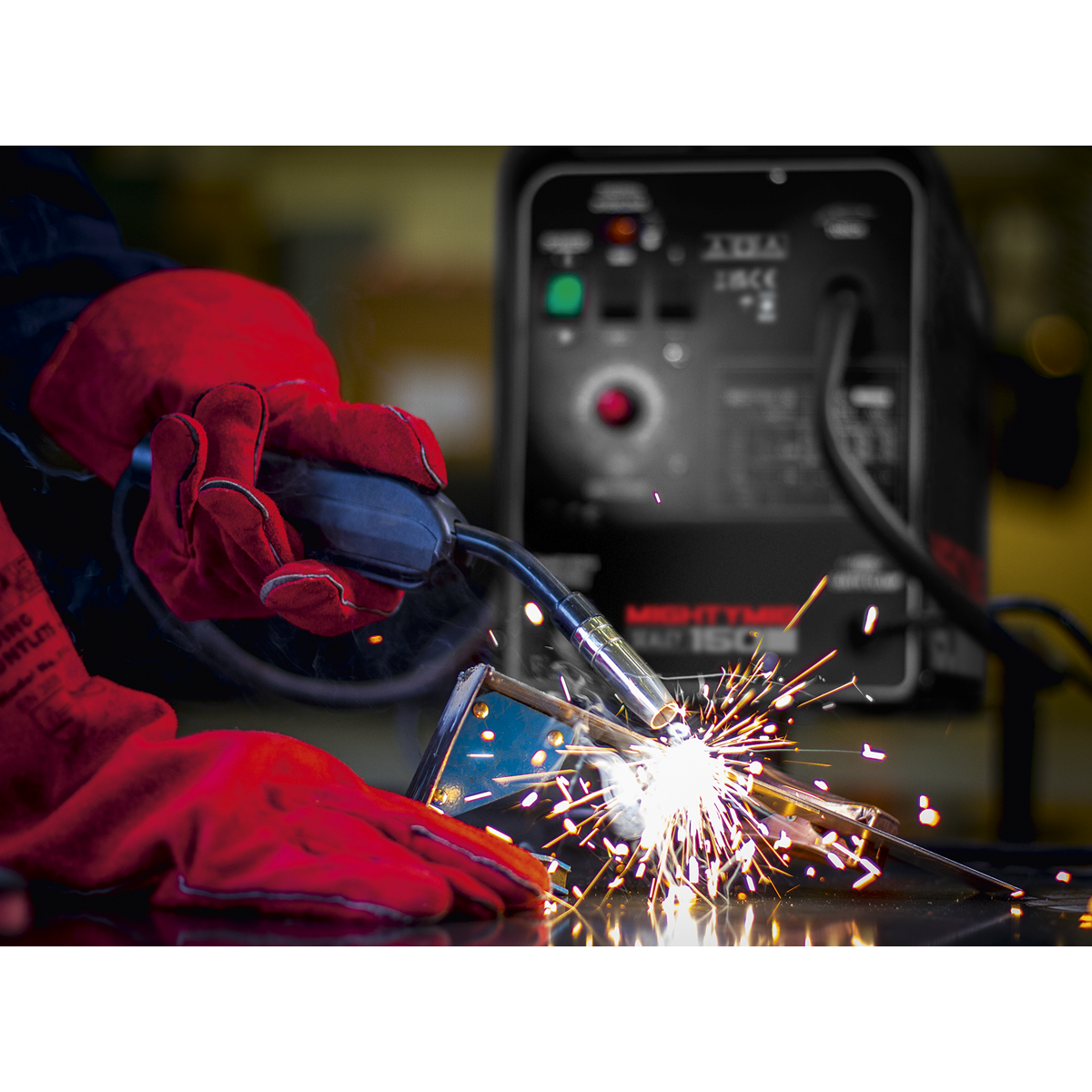 Sealey Professional Gas/Gasless MIG Welder 150A 230V (MIGHTYMIG150) - Image 10