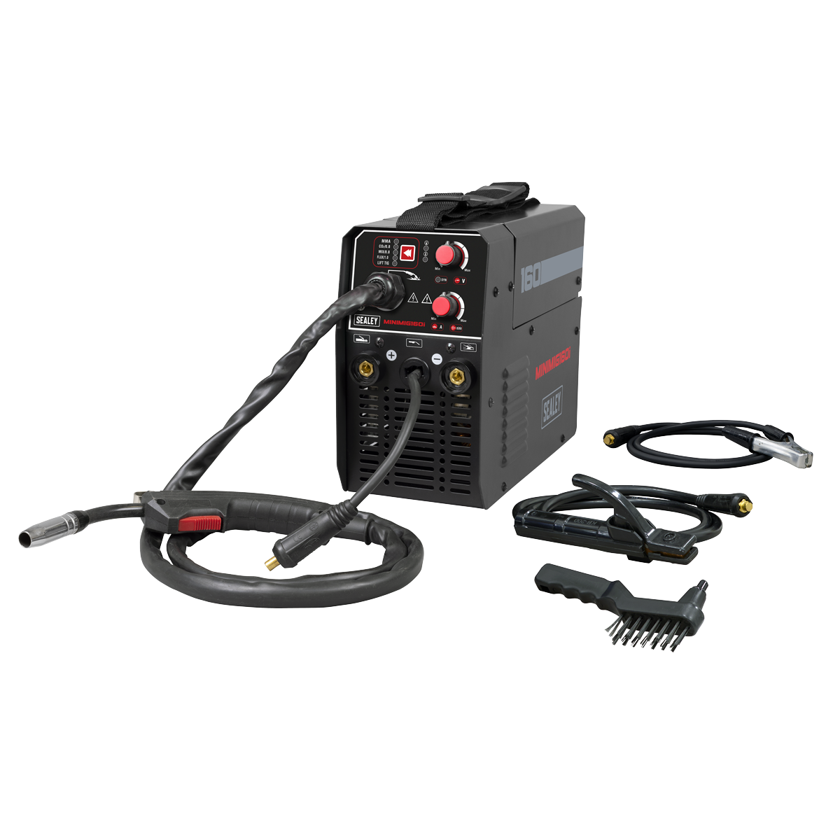 Sealey MIG/TIG & MMA (ARC/STICK) Inverter Welder 160A 230V (MINIMIG160i) - Image 4