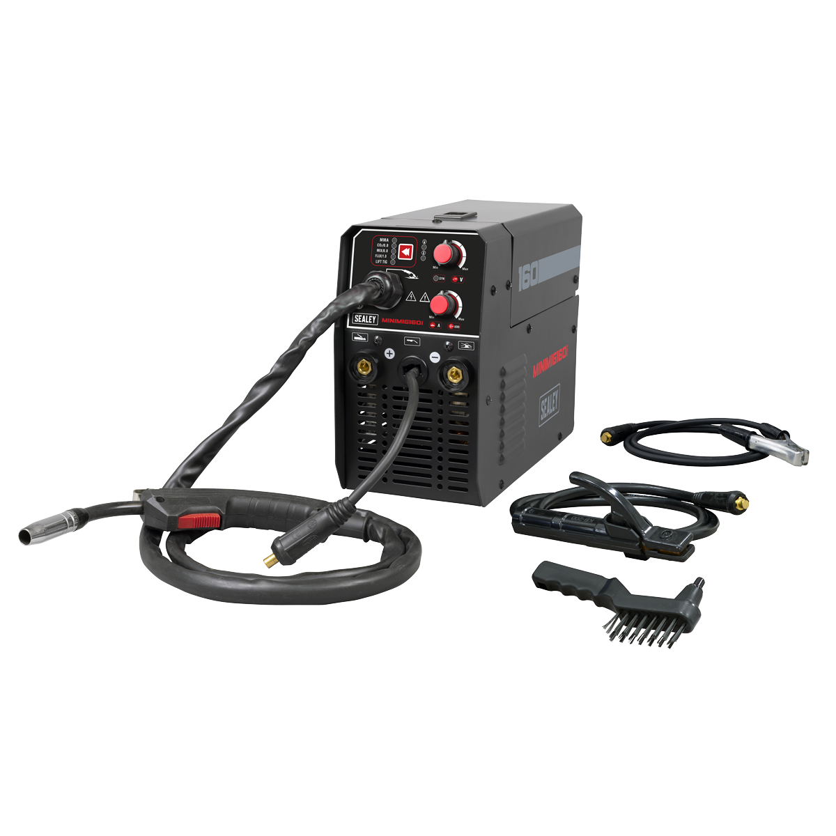 Sealey MIG/TIG & MMA (ARC/STICK) Inverter Welder 160A 230V (MINIMIG160i) - Image 3
