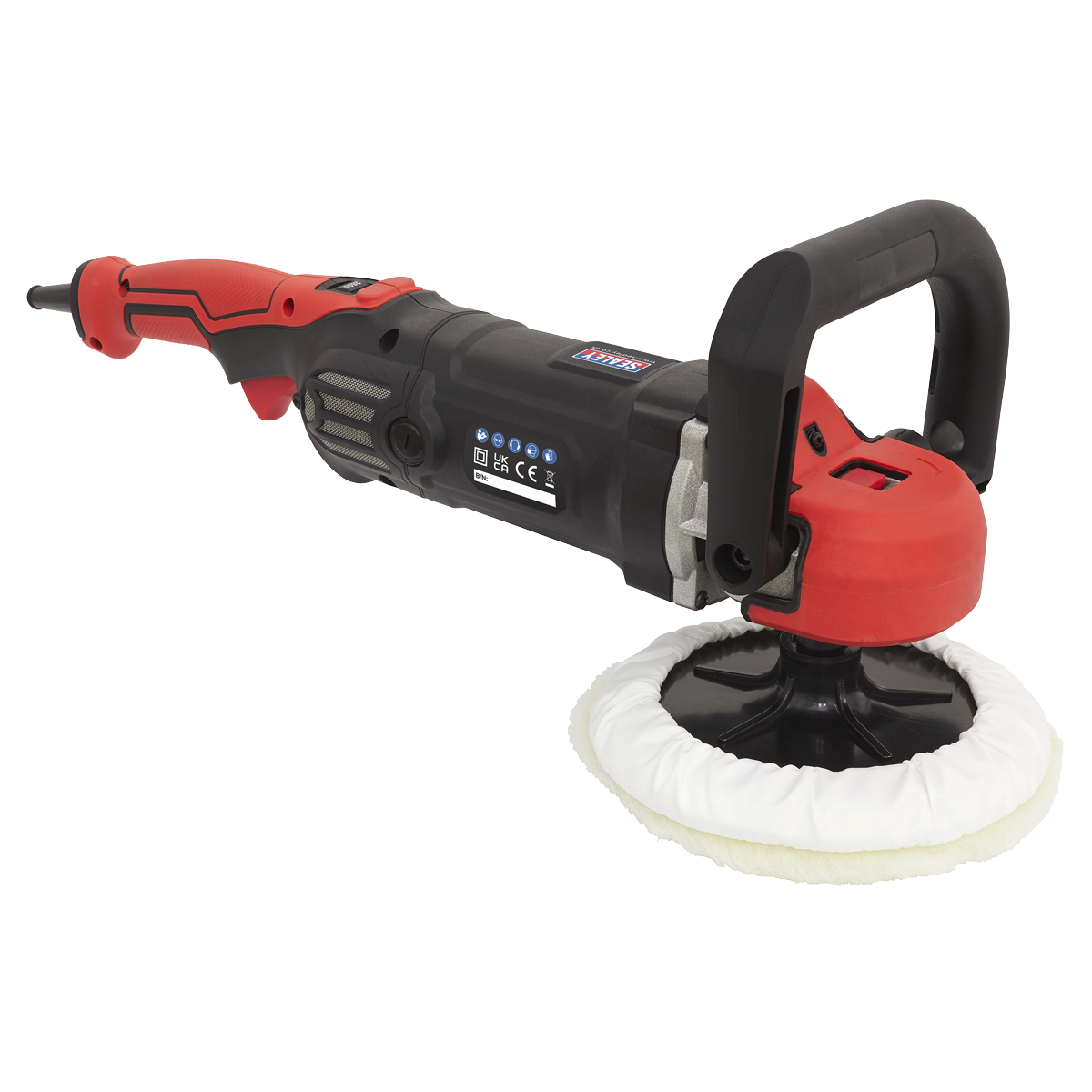 Sealey 180mm Rotary Variable Speed Sander/Polisher 1400W/230V (MS925PS) - Image 9