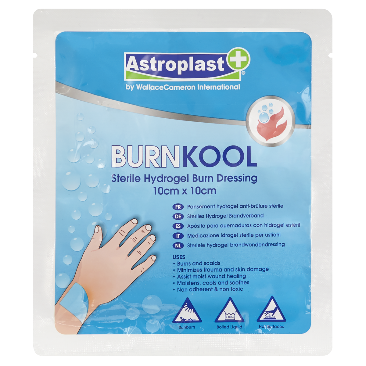 Sealey Burn Relief Dressing 100 x 100mm (SBK10) - Image 2
